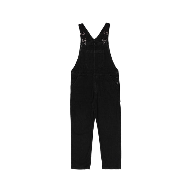 Lanee Clothing Streetwear BLACK DENIM OVERALL