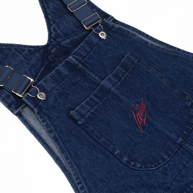 Lanee Clothing Streetwear D.BLUE DENIM OVERALL