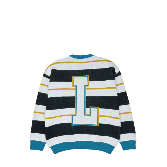 Lanee Clothing Streetwear STRIPED KNIT WHITE