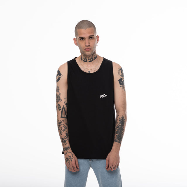 Lanee Clothing Streetwear BLACK TANKTOP 21