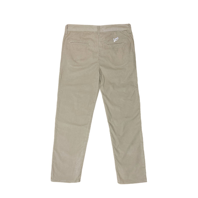 Lanee Clothing Streetwear BEIGE CORDUROY CHINO