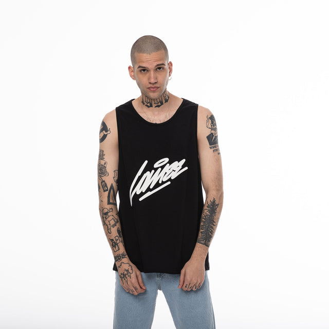 Lanee Clothing Streetwear BLACK LANEE TANKTOP 21