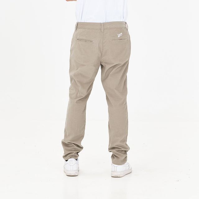 Lanee Clothing Streetwear BEIGE CORDUROY CHINO