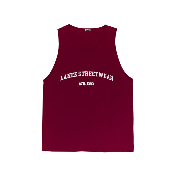 Lanee Clothing Streetwear MAROON TANKTOP 21