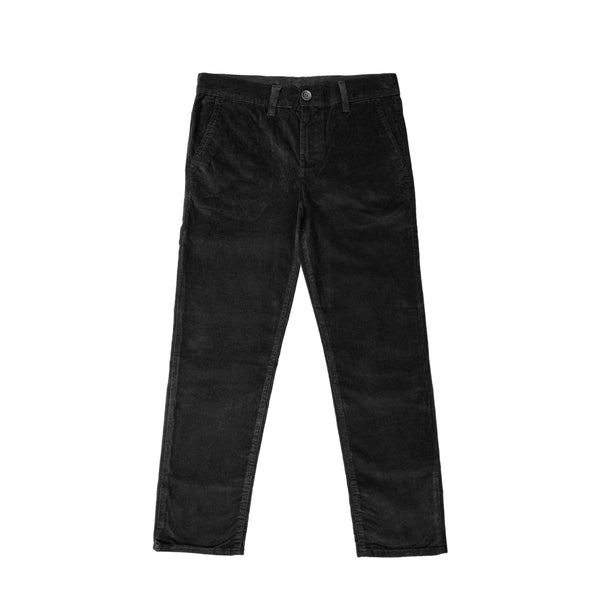 Lanee Clothing Streetwear BLACK CORDUROY CHINO