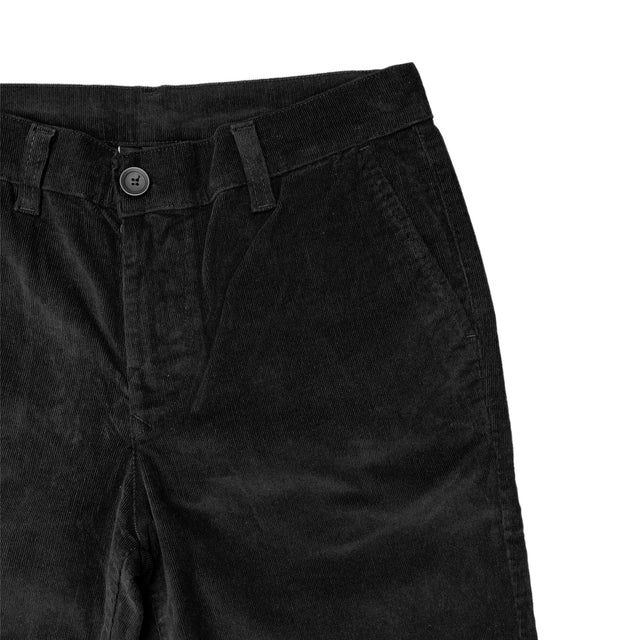 Lanee Clothing Streetwear BLACK CORDUROY CHINO
