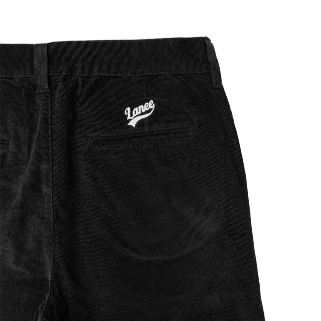 Lanee Clothing Streetwear BLACK CORDUROY CHINO