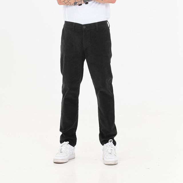 Lanee Clothing Streetwear BLACK CORDUROY CHINO