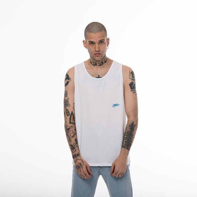 Lanee Clothing Streetwear WHITE TANKTOP 21