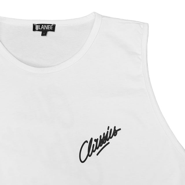 Lanee Clothing Streetwear WHITE CLASSICS TANKTOP