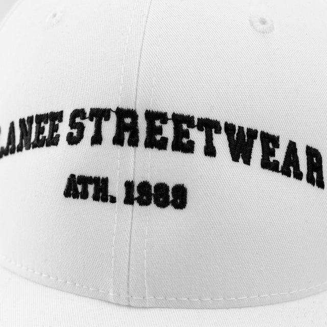 Lanee Clothing Streetwear WHITE LANEE STREETWEAR CAP 21