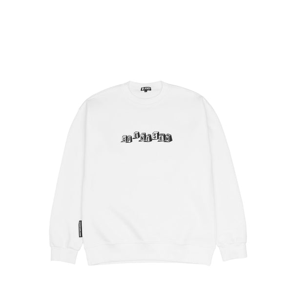 Lanee Clothing Streetwear OPENESEMLANEE WHITE CREWNECK