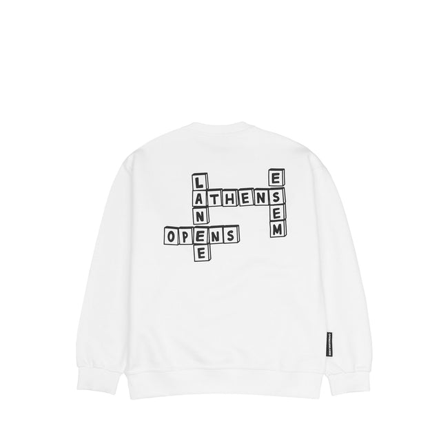 Lanee Clothing Streetwear OPENESEMLANEE WHITE CREWNECK