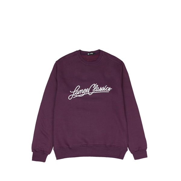 Lanee Clothing Streetwear LANEE CLASSICS CRIMSON CREWNECK