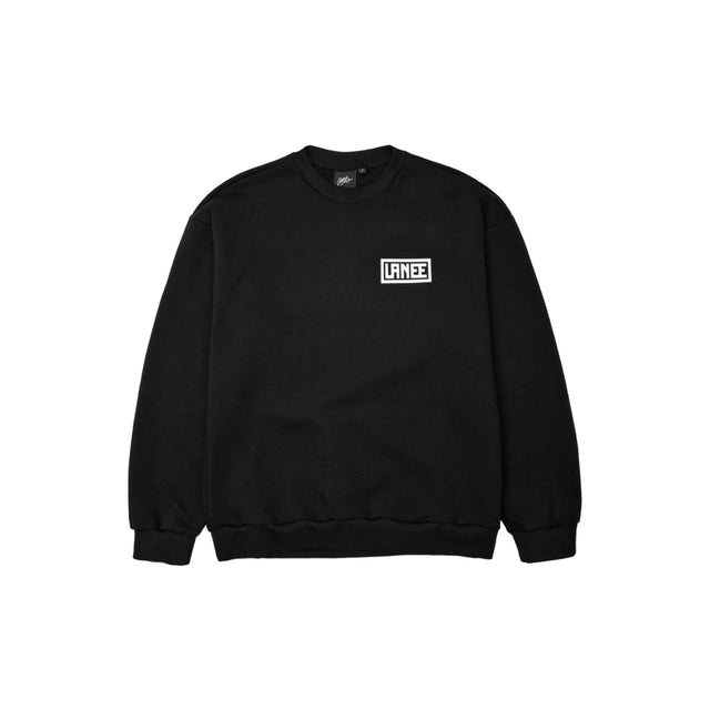 Lanee Clothing Streetwear BLACK CREWNECK