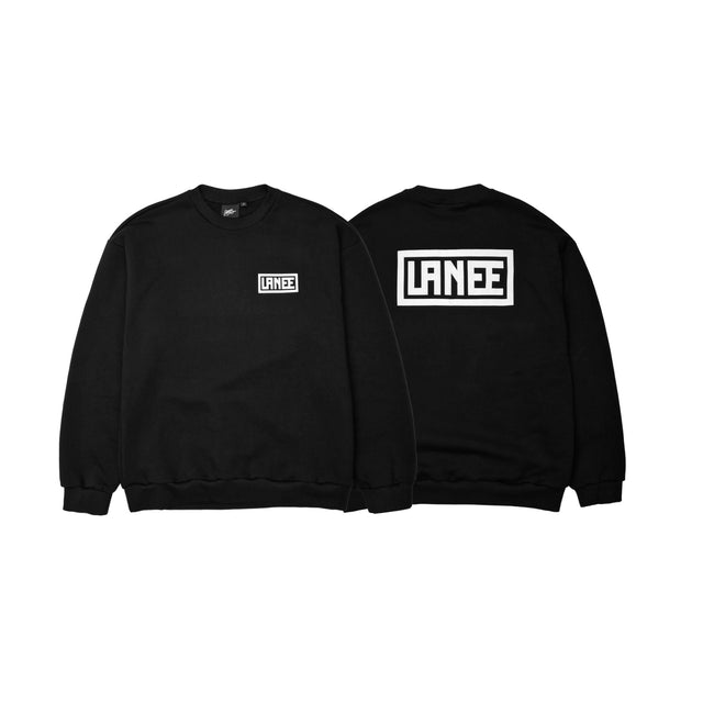 Lanee Clothing Streetwear BLACK CREWNECK