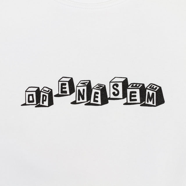 Lanee Clothing Streetwear OPENESEMLANEE WHITE CREWNECK