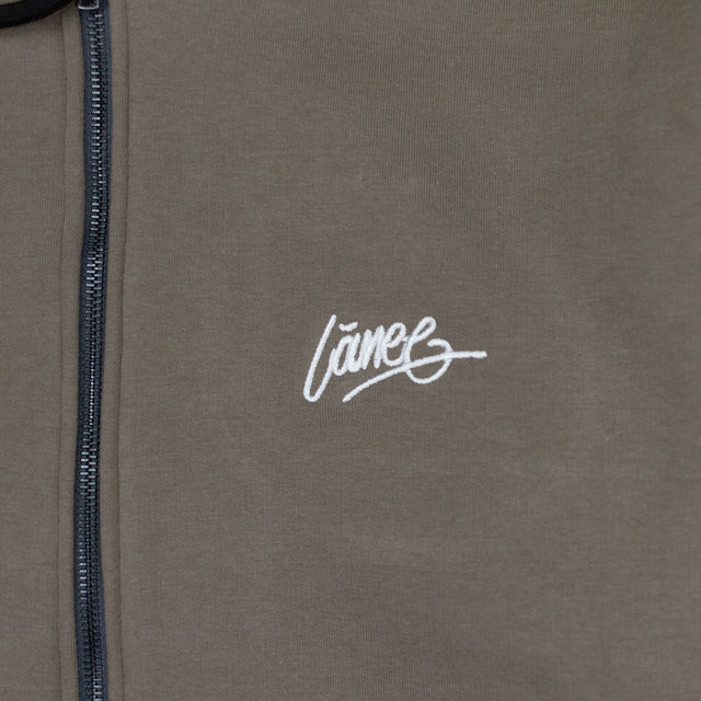 Lanee Clothing Streetwear LANEE BROWN FULL-ZIP JACKET