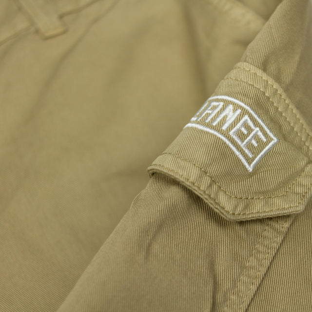 Lanee Clothing Streetwear BEIGE CARGO SHORTS SS23